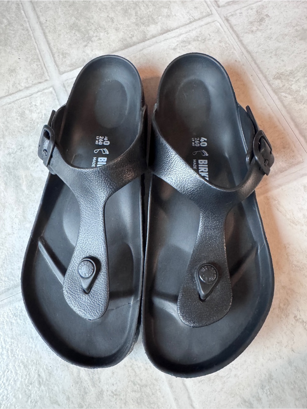 Black Birkenstock Sandals EU size 40